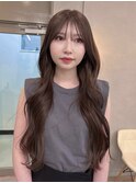 レイヤーロング 韓国 レイヤーカット