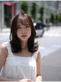 レイヤーカット／ナチュラル／モテ髪/銀座/ロングレイヤー