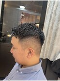 ナチュラルフェード×ビジネスヘア