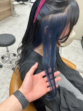 シカ 神戸三宮元町店(Cica) インナーカラー　イヤリングカラー　ケアブリーチ