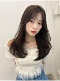 大人ガーリー美人透明感髪質改善ニュアンスカラーくすみカラー