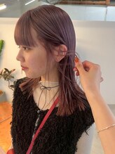 ≪ ブリーチカラー ≫ ブリーチでしか出せない透明感と発色を！