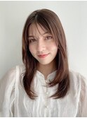 レイヤースタイル*レイヤーカット*前髪カット*シースルーバング