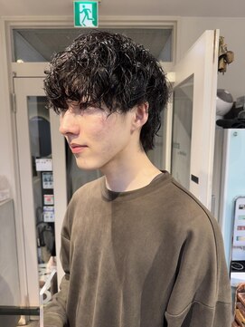 キャンバス バイ ネオリーブ 横浜西口(Canvas by neo.) 横浜★メンズパーマ人気のシャドウカルマパーマ