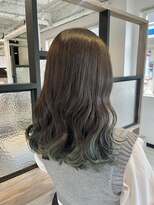 ジャストビューティマカロン 上大岡(Just Beauty macaron)&nbsp;【 nagi 】オリーブカラー/裾カラー