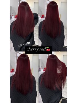 ジュイル シブヤ(JEWIL SHIBUYA) ブリーチなしでできるチェリーレッド
