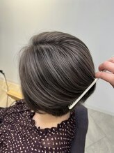 トッカ ヘアアンドトリートメント 大宮店(tocca) 白髪染めに追われない☆白髪活かしグレージュ