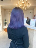 ソワンドブレスセルン 心斎橋(soin de brace cerne)&nbsp;ラベンダーカラー/パープル/ネイビー/ブリーチ/ダブルカラー