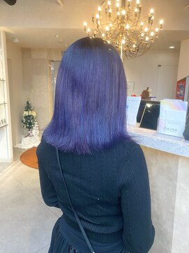 ソワンドブレスセルン 心斎橋(soin de brace cerne) ラベンダーカラー/パープル/ネイビー/ブリーチ/ダブルカラー