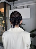 結婚式参列ヘアセット