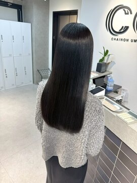 シェノン 梅田(CHAINON) 梅田/クラゲヘアー/オリーブグレー/小顔/ココアベージュ