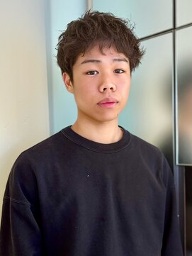 ラパンセヴェールメンズ 栄(LA PENSEE VERT MEN'S) ルーズショートパーマ