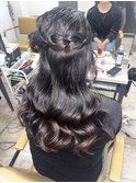 ドレスコードヘアセットイメチェンヘアアレンジ所沢学割U24