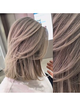 リファイン バイ アフィナー 本厚木店(Refine by Afinar) ブリーチハイライト髪質改善ダブルカラーレイヤーカット/本厚木