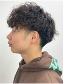 ツイスパ ツーブロックマッシュ メンズパーマ 刈り上げ
