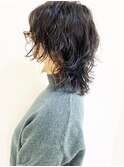 【morio成増/玉井】ウルフ　ミディアム　リアルパーマ