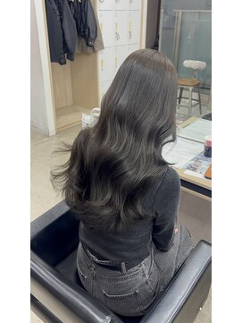 アジールヘア 東上野店(agir hair) 上品透明感オリーブグレージュ艶髪高発色カラー【上野】