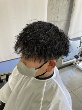 エーデル(EDEL) パーマ×ハイライト×カット【ツイストスパイラル×シルバー】