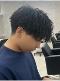 ツイストスパイラル/メンズ/シャドウパーマ/波巻きパーマ