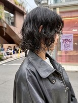 アクアオモテサンドウ(ACQUA omotesando) △ボブパーマミディアムパーマレイヤーパーマグレージュ