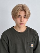 ルトワフクロマチ(Lutowa Fukuromachi)&nbsp;メンズハイトーン×ベージュ×毛流れカット/袋町/本通