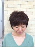 くせ毛風ショート