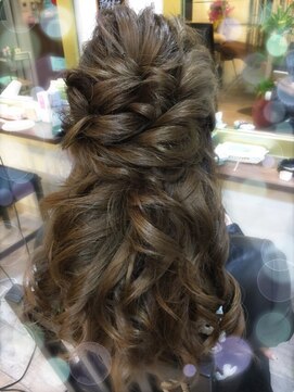 セットサロン カリーナ(carina) ハーフアップ