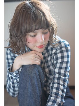 キート(Kiito) [kiito海老名/海老名駅]クセ毛風/ボブ/アッシュカラー/外国人風