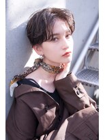 エース (ACE)&nbsp;ACE ダークグレージュ×クセ毛風ショート