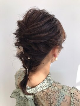 ヘアーアンドスパ フェリーチェ ミチ 野田屋町店(HAIR&SPA felice MICHI) 【feliceMICHI山口智也】結婚式編みおろし