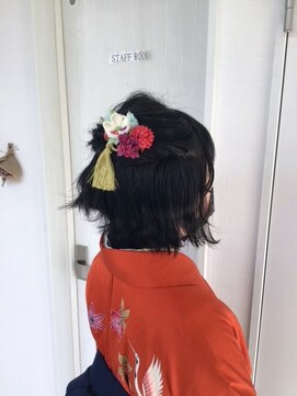 ヘアーメイク S&I ハーフアップ