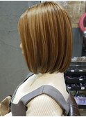 【松戸BULL】サロンスタイル☆ボブ×デザインカラー