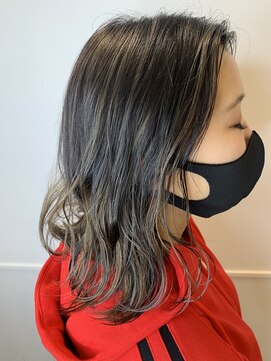 ベイス アワジ(BASE) ハイライトバレイヤージュグラデーション