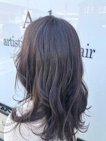 アッシュ アーティスティック スタジオ オブ ヘア(Ash artistic studio of hair) ロング×オーキッド