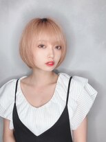 《era》ことりショート　ピンクベージュ　透明感　みわ