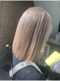 #黒髪#ボブルフ#ネビージュ#小顔#ワンレン