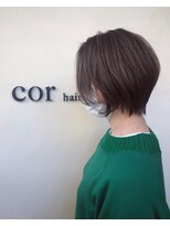 ヘアーメイク コル 和泉府中店(hair make cor) ショートボブ