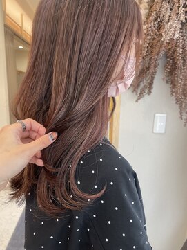 ベルバイヘアスイッチ(by hairswitch) ラベンダーピンクのイヤリングカラー