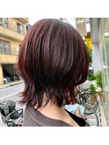 アデプト 金町店(adept) 【adept金町店　石崎Style】チェリーレッド×レイヤースタイル