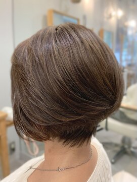 グラッシー センター北店(GLASSI) 【脱白髪染めハイライト】グレージュカラー★ホワイトベージュ