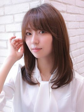 アグ ヘアー フロット 滋賀堅田店(Agu hair flot) 《Agu hair》カーキベージュ×ストカール