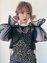 シスタ(SISTA) ハイトーンピンクベージュマッシュ簡単スタイリング