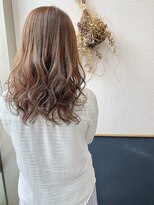 クロノス(KURONOSU)&nbsp;こなれロング（毛先パーマことりベージュ黒髪）