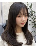 韓国レイヤー/韓国風/ボブ/髪質改善/黒髪/ブリーチなし〔池袋〕