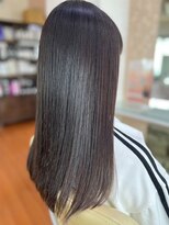 アークスヘアー&nbsp;20代30代髪質改善ココアブラウン艶感ストレート透明感赤み消し