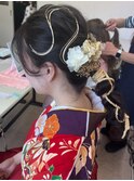 卒業式ヘアセット