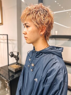 ヴヴ(Bub) short perm/ハイトーン ブリーチ ショートパーマ