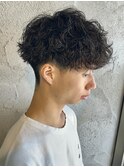波巻きスパイラルパーマメンズパーマメンズマッシュ高崎群馬眉毛
