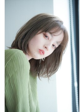 グレイス ヘアドレッシング 鷹匠(grace hair dressing) ロブヘア　内巻きボブ