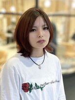 ラ ブーケ 中川中島店(La Bouquet) ウルフカット/レッドカラー/2024秋カラー